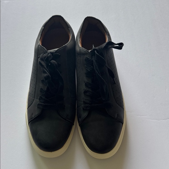 Supply Lab Men’s Damian Black Leather Sneakers - Picture 2 of 7